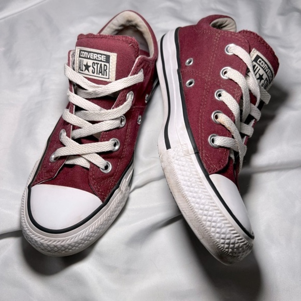 Burgundy Converse